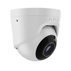 AJAX SYSTEMS Ajax IP dome kamera, 8 MP, 4 mm, 3840 x 2160 PX, WDR, @ 20 fps (4K UHD) (8EU) ASP, fehér