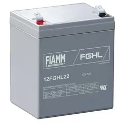 FIAMM 12FGHL22, FIAMM prémium akkumulátor, 12V/5Ah, 1,9 kg, h: 90 sz: 70 m: 101mm