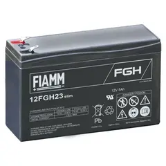 FIAMM 12FGH23Slim, FIAMM prémium akkumulátor, 12V/5Ah, 2 kg, h: 151 sz: 51 m: 95mm