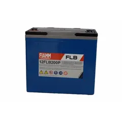 FIAMM 12FLB200P, FIAMM prémium akkumulátor, 12V/55Ah, 18,5 kg, h: 230 sz: 140 m: 207mm