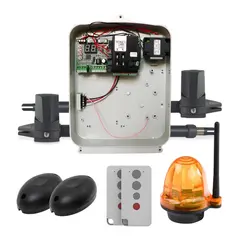 PROTECO Szárnyaskapu mozgató szett, 2m-es kapuszárnyig, 230V-os, PROTECO motorokkal, TECNO vezérléssel 