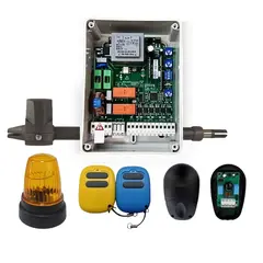 PROTECO Szárnyaskapu mozgató szett, egy 3,5m-es balos kapuszárnyig, 230V-os eredeti PROTECO motor és GARDENGATE kiegészítők