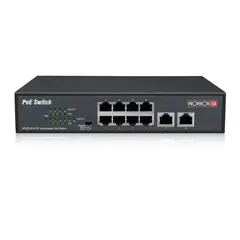 PROVISION-ISR PoE switch, CCTV rendszerekhez, 8+2 portos10/100Mbps, 8 letöltési port 8x100Mbp
