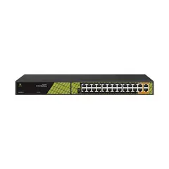 GENATA 22FE(PoE)+2GE(PoE)+2GE(UP-LINK)  AI Hybrid PoE Switch