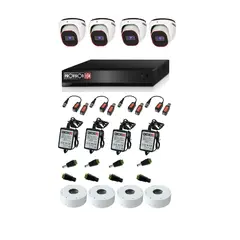 PROVISION-ISR CCTV kamera szett,PR-SH-4100A5N-2L(MM)-V2 hibrid rögzítő + 4db PR-DI320A28
