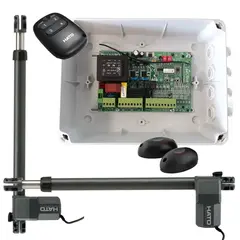 TIGERMAT Szárnyaskapu mozgató szett, 2m-es kapuszárnyig, 230V-os, Eredeti PROTECO termékekkel.