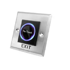 HONNOR SECURITY Érintésmentes, közelítés érzékeléses érzékelő kilépő gomb négyzet alakú süllyesztett