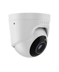 AJAX SYSTEMS Ajax IP dome kamera, 8 MP, 4 mm, 3840 x 2160 PX, WDR, @ 20 fps (4K UHD) (8EU) ASP, fehér