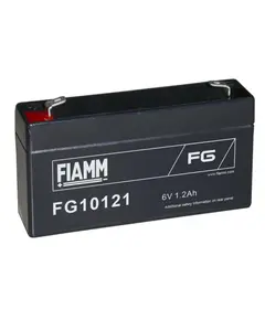 FIAMM FG10121, FIAMM prémium akkumulátor, 6V/1,2Ah, 0,3 kg, h: 97 sz: 24 m: 51mm
