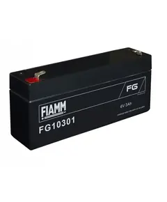 FIAMM FG10301, FIAMM prémium akkumulátor, 6V/3Ah, 0,6 kg, h: 134 sz: 33 m: 60mm