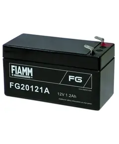 FIAMM FG20121A, FIAMM prémium akkumulátor, 12V/1,2Ah, 0,5 kg, h: 97 sz: 43 m: 51mm