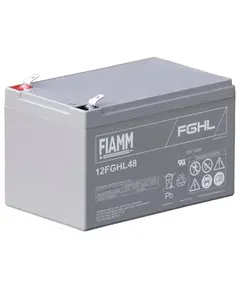 FIAMM prémium akkumulátor, 12V/12Ah, 4 kg, h: 151 sz: 98 m: 95mm, tervezett élettartam 10 év