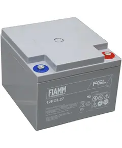 FIAMM 12FGL27, FIAMM prémium akkumulátor, 12V/27Ah, 8,8 kg, h: 166 sz: 175 m: 125mm