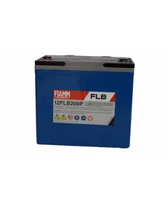 FIAMM 12FLB200P, FIAMM prémium akkumulátor, 12V/55Ah, 18,5 kg, h: 230 sz: 140 m: 207mm
