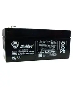 DIAMEC AGM akkumulátor, 12V / 3,3Ah, zárt, gondozásmentes