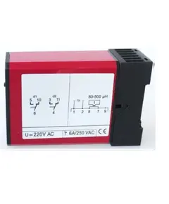 HONNOR SECURITY  HS703 - Induktív hurokérzékelő, hurokdetektor, sorompó vezérlő, 1-csatornás, 3 érzékenységi fokozat