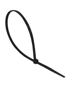 CELO Kábelkötegelő, nejlon, 7,6x550 mm, fekete, UV-álló, 100 db/csomag