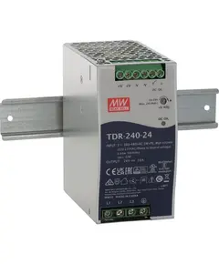 PULSAR TDR-240-24 24V 240W 10A DIN sínre szerelhető tápegység IP20 fémházas