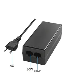 GENATA GNT-53011 dupla portos Gigabit PoE injektor PoE kimeneti teljesítmény: DC 52 V/max. 60 watt