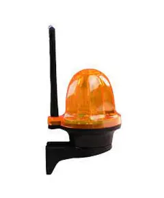 TIGERMAT TM-YET6139LED Univerzális 12V / 24V / 230V AC/DC Villogó, narancs színű, univerzális, LED-es, beépített buzzer
