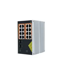 GENATA Ipari 16 portos, Full Gigabites, nem felügyelt PoE Switch  IP40