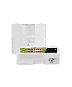 GENATA 8GE-2GE+2FE(UPLINK)+2SFP KÜLTÉRI DOBOZOLT VÍZÁLLÓ Gigabit Managed PoE Switch