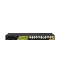 GENATA 22FE(PoE)+2GE(PoE)+2GE(UP-LINK)  AI Hybrid PoE Switch