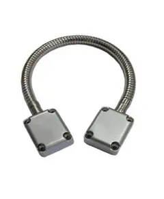 HONNOR SECURITY Kábel átvezető gégecső. Belső átmérő: 11mm, hossz: 400 mm. Rögzített fej anyaga: Cinkötvözet