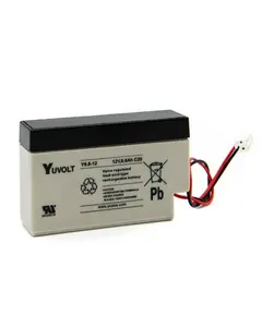 YUASA Ipari VRLA akkumulátor, 12 V, 0,8 Ah, zárt, gondozásmentes, 5 év élettartam