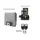 TIGERMAT TM-SL800 Kit_mag_mTX - automata tolókapu motor és vezérlés 2db speciális ugrókódos 433Mhz-es távirányítóval, mágneses végálláskapcsolóval, max.800kg