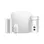 AJAX SYSTEMS Ajax StarterKit Cam White: 1 db AJAX HUB 2, 1 db MotionCam, 1 db DoorProtect, 1 db Spacecontrol, fehér