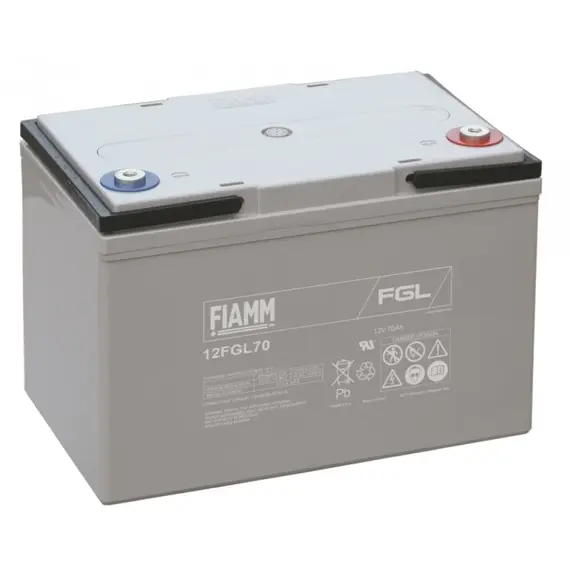 FIAMM 12FGL70/L, FIAMM prémium akkumulátor, 12V/70Ah, 21 kg, h: 348 sz: 167 m: 177mm