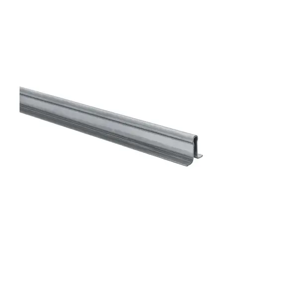 HI-MOTION U profilú sín, betonozható, profilátmérő 20 mm, hossza 3 m. - Tolókapukhoz, gördülő kapukhoz, horganyzott acélból.