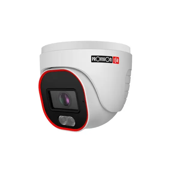 PROVISION-ISR 4MP fix objektíves dómkamera hibrid LED-del és DDA1 analitikával