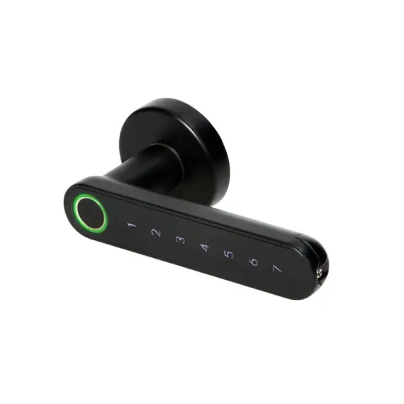 ORNO Érintőbillentyűzetes és ujjlenyomat-olvasóval ellátott modern kódfogantyú