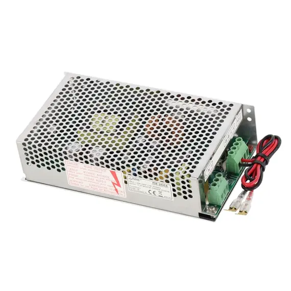 PULSAR Tápegység, kapcsolóüzemű akkumulátortöltővel, kimenet 27.6 Vdc/5.5 A, 24~28 Vdc között állítható kimeneti feszültség