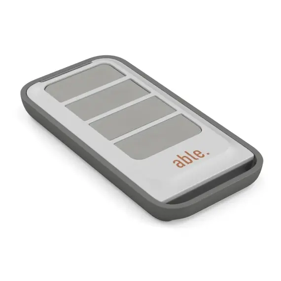ABLE AB-TX TOH4 433P – Professzionális 4-csatornás  433,92 MHz-es ugrókódos távirányító (akár 14 funkcióval) max. 300m hatótávolság