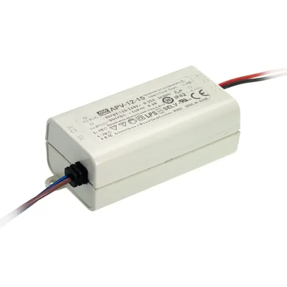 PULSAR APV-12-24 24V 12W 0.5A IP42 LED tápegység kompakt műanyag ház