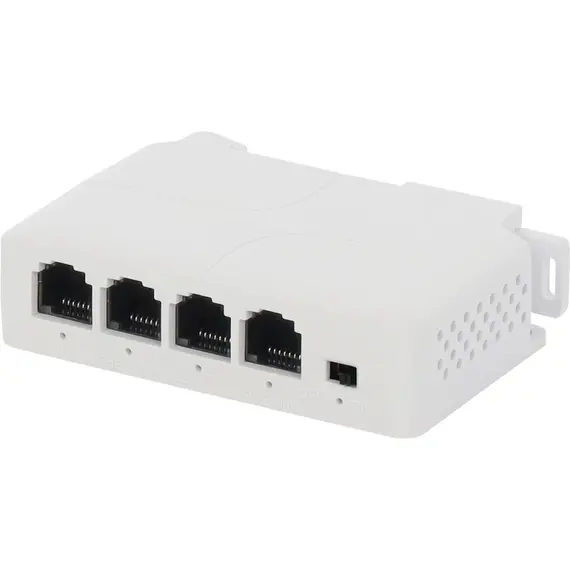 PULSAR Extender EXT-POE3DIN PoE 3-portos IP20 DIN sínre szerelhető fekete