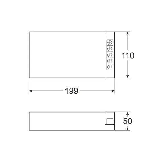 PULSAR Tápegység, kapcsolóüzemű akkumulátortöltővel, kimenet 27.6 Vdc/5.5 A, 24~28 Vdc között állítható kimeneti feszültség