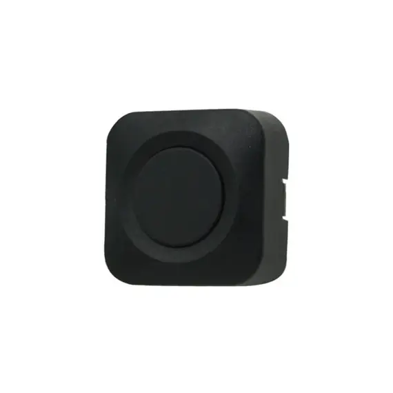 TIGERMAT TM-YET2246 Mini Méretű 12V-os 433MHz fix kódos Távirányító 20x20x9mm, 50–100 méter hatótávolság, fekete színű