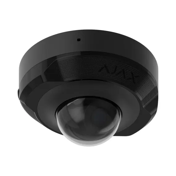 AJAX SYSTEMS Ajax IP mini dome kamera, 8 MP, 4 mm, 3840 x 2160 PX, WDR, @ 20 fps (4K UHD) (8EU) ASP, fekete