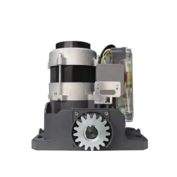 TIGERMAT TM-SL800 Kit_mech - tolókapu motor és vezérlés mechanikus végálláskapcsolóval, 2db nagy hatótávú antennás ugrókódos távirányítóval max. 800kg kapuhoz
