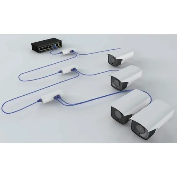 GENATA GNT-6FP31 – 3-portos Kültéri UPoE Bővítő (Extender) 0.6Gbps