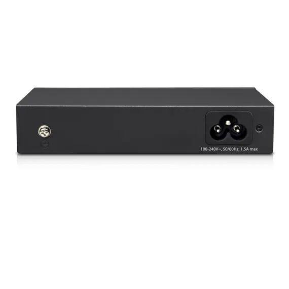 PROVISION-ISR PoE switch, CCTV rendszerekhez, 4+2 portos,  10/100Mbps, 4 letöltési port 4x100Mbps, PoE IEEE 802.3af/at, 2 feltöltési port 2x100Mbps