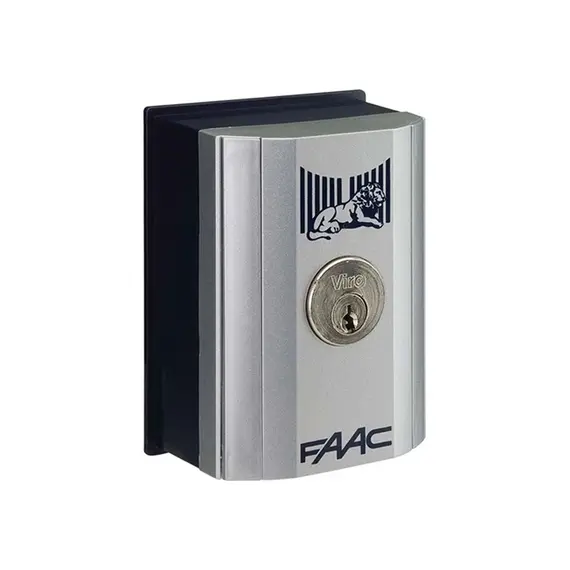 FAAC Kulcsos kapcsoló, egy állású, 24V-os, T10E