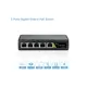 GENATA GNT-69P51G6 PoE switch Extender, beltéri, 4 darab 10/100/1000 Mbps PoE port, ebből 1 nagy teljesítményű (60 W) 1 darab 10/100/1000 Mbps uplink port