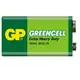 GP GREENCELL 9V Cink-Klorid Elem (6F22 GP1604G-S1)