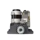 TIGERMAT TM-SL800 Kit_mag_mTX - automata tolókapu motor és vezérlés 2db speciális ugrókódos 433Mhz-es távirányítóval, mágneses végálláskapcsolóval, max.800kg