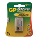 GP 6LR61 GP1604AU-C1 Ultra alkáli 9V elem (6LF22, 1604, MN1604, 6AM6, K9V).